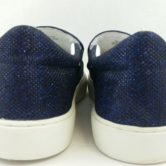 Marc Fisher Calie Blue Velvet Slip On Shoe 9.5 M - Picture 8 of 8